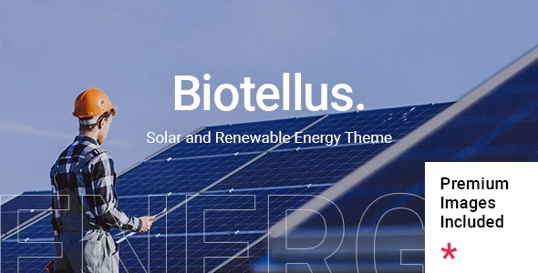 Biotellus – Solar and Renewable Energy WordPress Theme