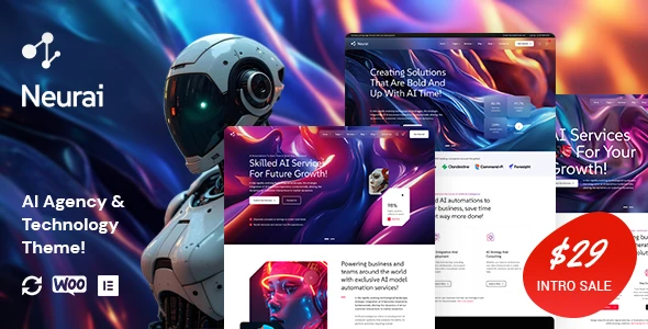 Neurai – AI Agency & Technology WordPress Theme